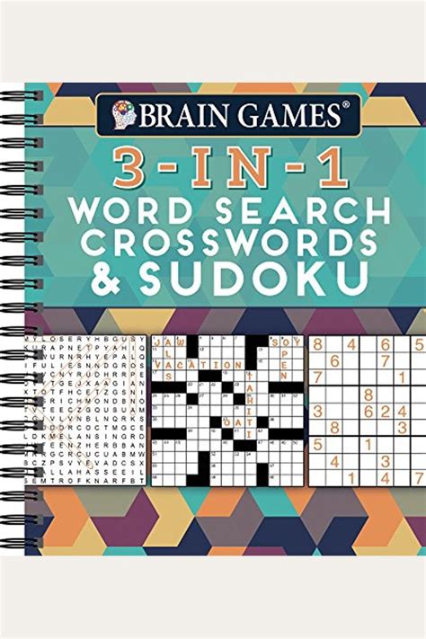 Read Brain Games  3In1 Word Search Crosswords  Sudoku By Editors Of Publications International Ltd