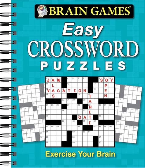 Read Brain Games  Easy Crossword Puzzles By Publications International