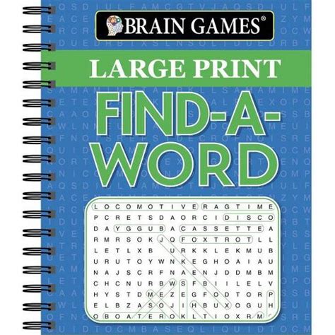 Read Brain Games  Large Print Find A Word By Publications International