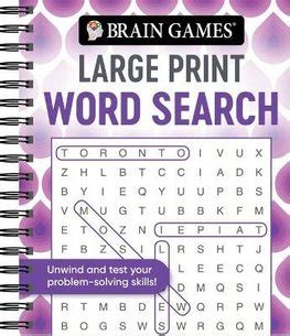 Download Brain Games  Large Print Word Search By Publications International
