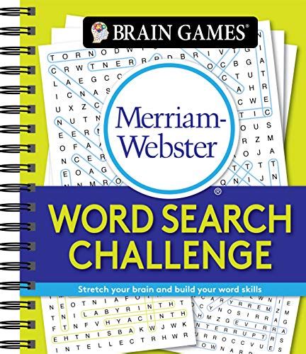 Download Brain Games  Merriamwebster Word Search Challenge Stretch Your Brain And Build Your Word Skills By Publications International