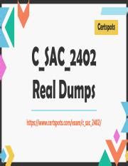 Braindumps C_SAC_2402 Pdf