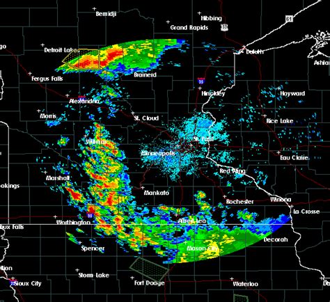 Brainerd doppler radar. Additionally, simulated radar is derived from numerical models, and the output may differ from human-derived forecasts. You may notice slower loading during times of active weather and heavy website traffic. High-resolution predictive weather radar. Animate the interactive future radar forecast in motion for the next 12 to 72 hours. 