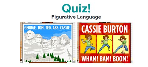 Figurative Language quiz for 6th grade students. Find other quizzes for English and more on Quizizz for free!