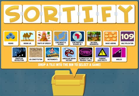 Brainpop sortify. In this free social studies game, students sort U.S. government concepts, including personal rights, the three branches, state powers, Supreme Court, and the U.S. Constitution. 