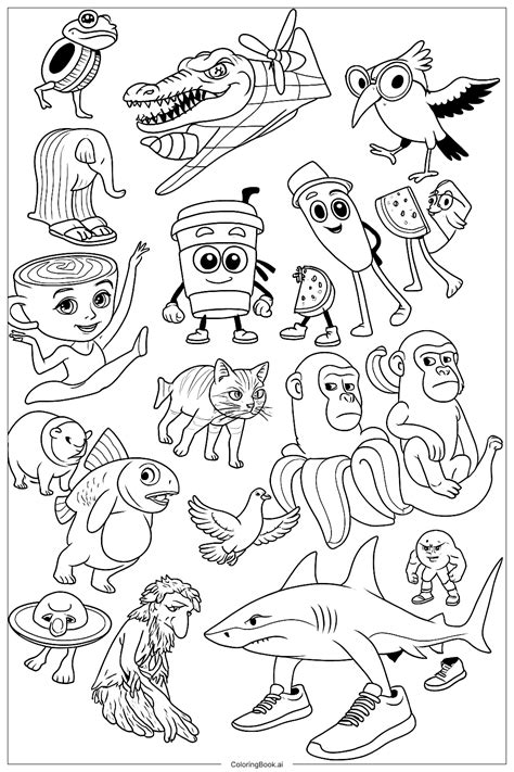 Coloring Pages Of A Monkey