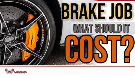 Brake job prices. Across all makes, models and locations, the average cost for replacing brake pads and discs is £439.51. Your brakes are one of the most important safety systems ... 
