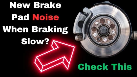 Brakes squeak when stopping slow. In some instances, squeaky brakes might be caused by the brake pad material itself. When it comes to brake pads, there are three types available: organic, semi-metallic, or ceramic. Semi-metallic brake pads are perhaps the most common model on the market and consist of between 30% and 65% metallic elements like iron, steel, graphite, and copper. 