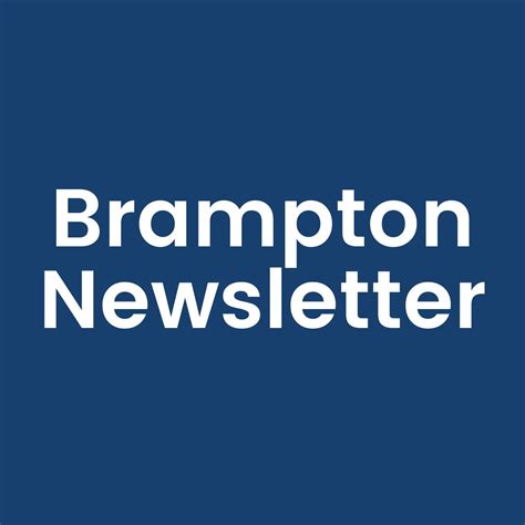 Brampton Newsletter - Facebook