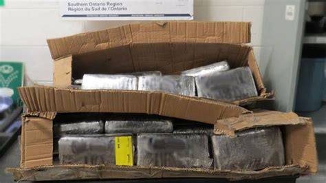 Brampton man caught with over 50 kg of cocaine at Ontario border crossing