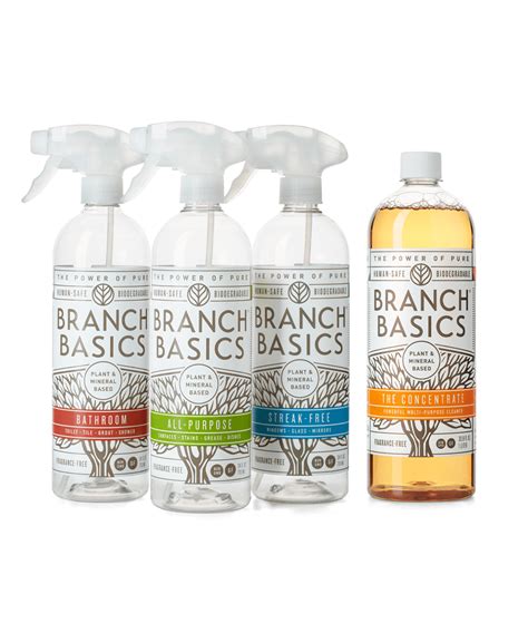 Branch basics. What to Buy. Trending Products & Deals. Branch Basics Review: The Most Versatile Cleaning Product I've Tried. A space-saving concentrate to streamline cleanup. By. Katie Brown. Published on... 