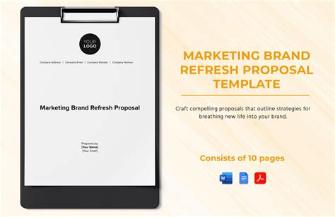 Brand refresh proposal pdf.  The rebrand proposal template should clearly outlin...
