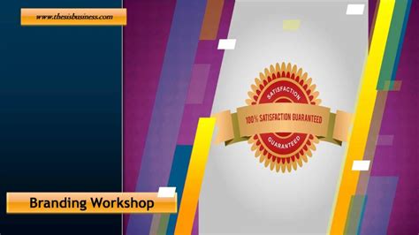 Branding Workshop - Its Traits & Importance - ThesisBusiness