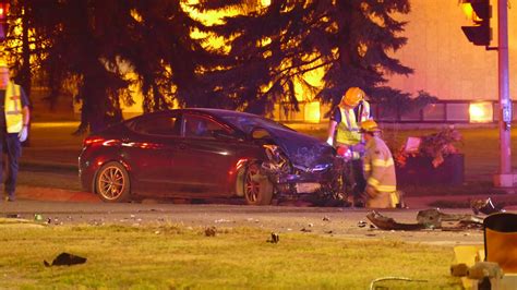 Oct 18, 2021 · Published Oct. 18, 2021 10:30 a.m. PDT. Share. WINNIPEG -. One person is dead and another is injured after a three-vehicle crash in Brandon that involved a semi. Brandon police said officers were ... . 