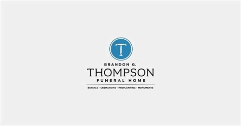 Brandon thompson funeral home obituaries.  Thompson Funeral Home - Hammo...