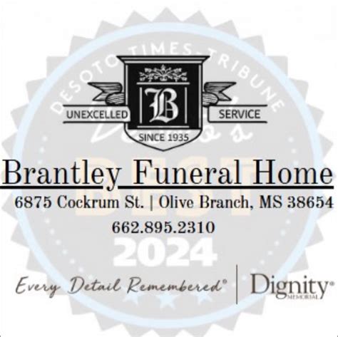 Brantley funeral home hernando.  Search for other Funeral Directors on superpages.  21, 201...