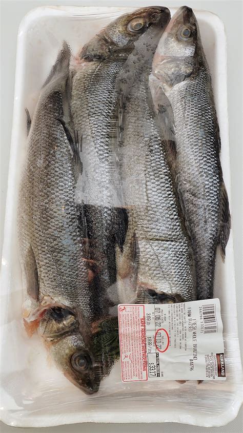 Whole Head On, Cleaned Branzino Fish (12-18 Oz. Per Fish), 