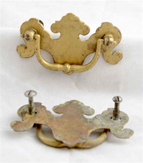 Brass Chippendale Antique Drawer Pulls for sale eBay