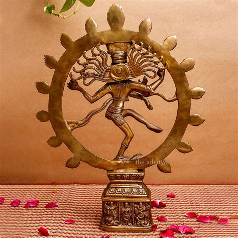 Brass Nataraj Statue - The Advitya The Advitya