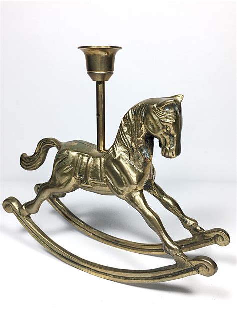 1984 Hallmark Old Fashioned Etched Brass Rocking Horse Xmas Christmas QX346-4 . Visit the Hallmark Store. 4.0 out of 5 stars 1 rating. $15.85 $ 15. 85 $. Enhance your purchase . Brand: Hallmark: Material: Plastic: Color: Silver: Style: Modern: Theme: Horse,Christmas: More to consider from our brands.. Brass rocking horse
