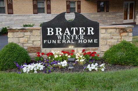 All Obituaries - Brater - Winter Funeral Homes offers a variety of funeral services, from traditional funerals to competitively priced cremations, serving Harrison, OH and the surrounding communities. We also offer funeral pre-planning and carry a wide selection of caskets, vaults, urns and burial containers.. 