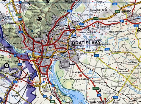 Download Bratislava Slovakia  City Map By Jason Patrick Bates