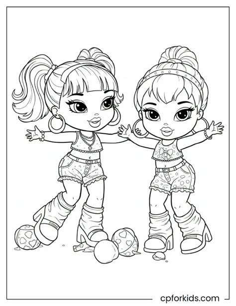 Bratz Coloring Shee