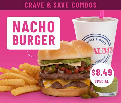 Braum's nacho burger. Just click this offer and get Braum's Non-Insulated Reusable Bag for Only $2.49. Available only if used before Monday, 24 Jun 2024! ... Includes Double Burger or Chicken Strips & Fries, Drink & Sundae. Get deal &dollar;4. Off. Deal. $4 Off $20+ in-App Delivery Orders ... Free Shipping on Gourmet Gifts Orders. Get deal &dollar;8 49. Deal. Double Quarter … 