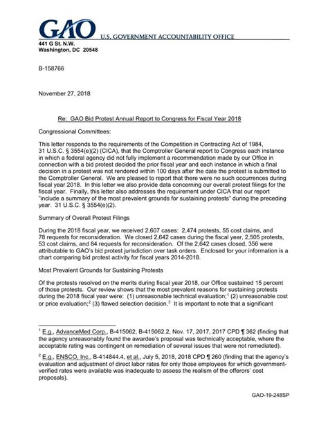 Braun Letter to GAO