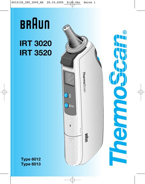 Braun thermoscan irt 3020 user manual. - Ford e150 cargo van owners manual.