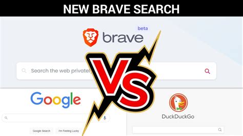 Brave Search Engine VS Google Search VS DuckDuckGo (Normal ... - YouTube