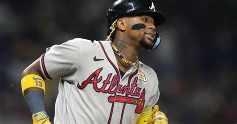Braves’ Ronald Acuña out of lineup vs Miami with right calf tightness