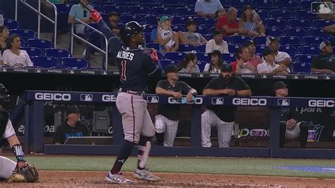 Braves play the Marlins after Albies’ 4-hit game