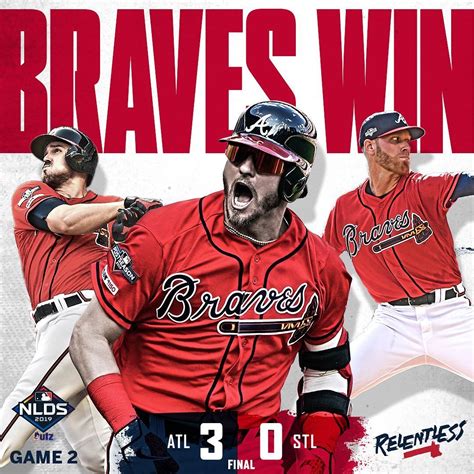 Braves play the Nationals with series tied 1-1