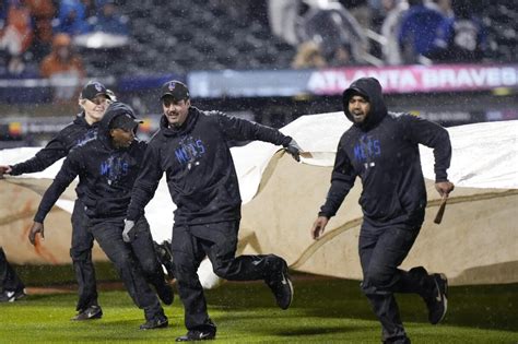 Braves-Mets game postponed by rain, Scherzer pushed back