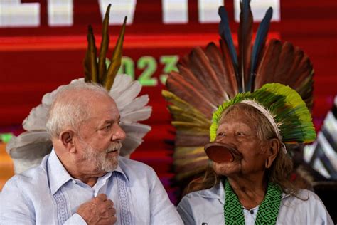 Brazil’s Indigenous chief fighting to save Amazon urges President Lula to defend people’s rights