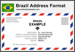 Brazil Address Format
