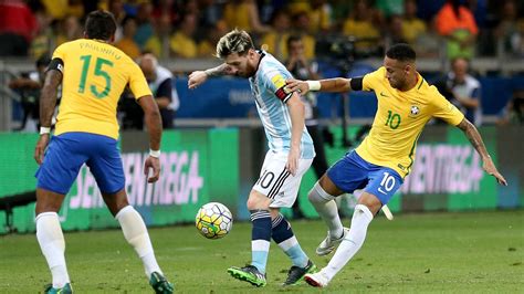 Brazil vs argentina. The current head to head record for the teams are Brazil 6 win (s), Argentina 5 win (s), and 5 draw (s). Brazil vs Argentina on Wed, Nov 22, 2023, 00:30 UTC ended 0 - 1. Check live results, H2H, match stats, lineups, player ratings, insights, team forms, shotmap, and highlights. 