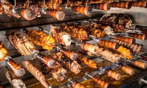 Brazilian churrascaria west covina. Skewers of chicken, pork, and beef accompanied by salad bar dishes and classic Brazilian drinks 