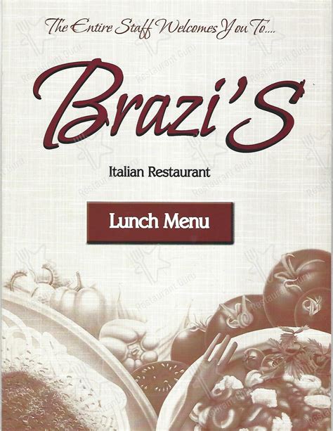 Brazis restaurant Delivery Menu 201 Food Terminal Plaza