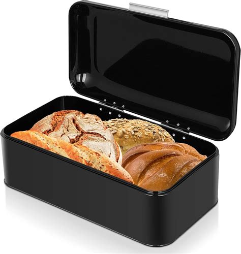 Bread Box, Metal Bread Box For Kitchen Countertop, …