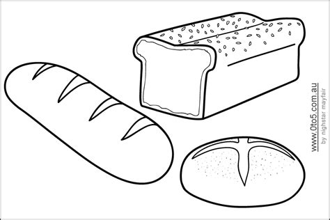 Bread Coloring Shee