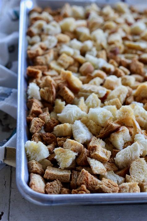 Bread Cubes for Stuffing A Bountiful Kitchen