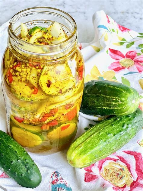 Bread and Butter Refrigerator Pickles (Sweet and Tangy)