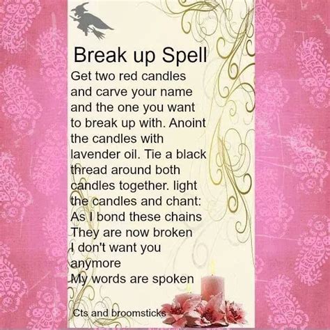 Break Up Spell Or Everything You Wanted To Know