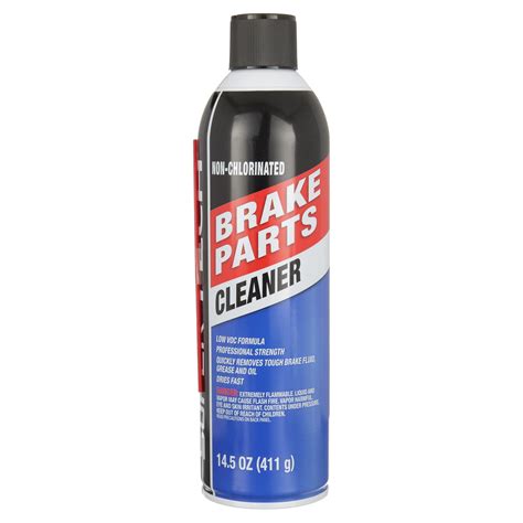 Break cleaner. Inhalation of vapors released from brake cleaner may cause irritation to the throat, nose and respiratory tract. Inhalation can also cause nervous system depression or nervous system damage. Symptoms of respiratory irritation include sore throat, runny nose, chest pain or discomfort, coughing and shortness of breath or reduced lung function. 