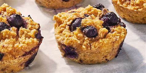 Breakfast Blueberry-Oatmeal Cakes Recipe EatingWell