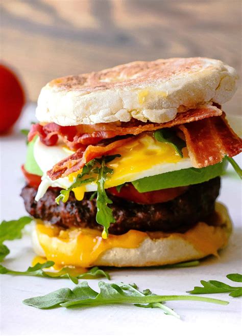 Breakfast burgers. Oct 20, 2016 - Looking for a fun and easy hamburger recipe? This Breakfast Burger Recipe from Delish.com is the best. 