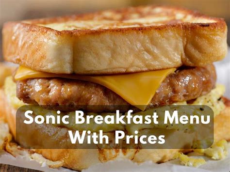 Breakfast in Brenham, TX Sonic 5719