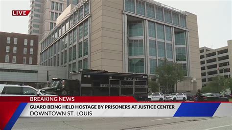 Breaking: Justice Center guard being held hostage